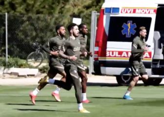 El Atlético entrena para pasar página al pinchazo de Sevilla