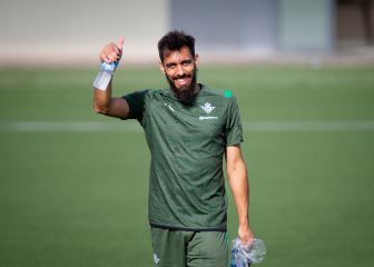 El Betis prepara el duelo con el Atlético sin Borja ni Guardado