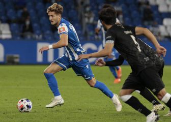 Borja Galán, duda para Langreo por molestias musculares