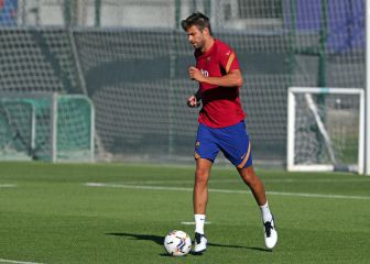 Piqué in a race against time; Griezmann misses Thursday's session