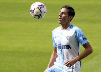 Chavarría y su futuro: “Me haría mucha ilusión seguir en el Málaga”