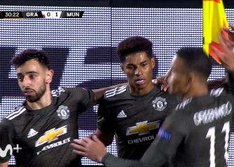 Uno de los controles del año sin discusión: mayúscula genialidad de Rashford en el 0-1
