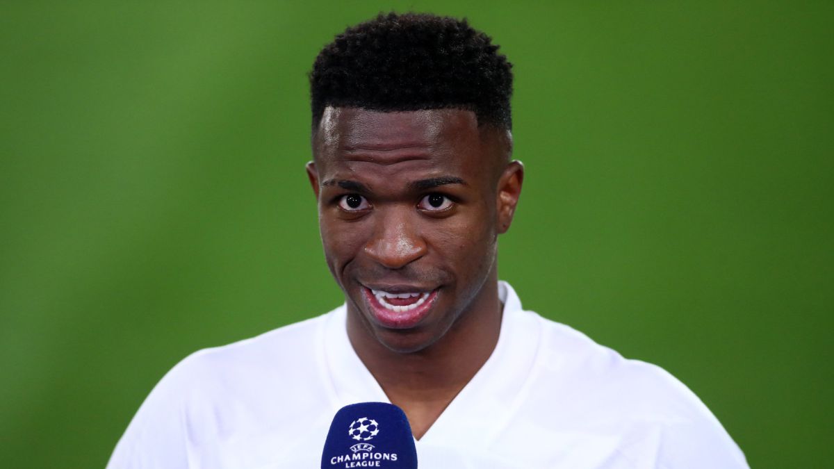 Vinicius, player of the week in the Champions League