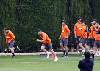 Escribá, con todos los disponibles y con el portero del filial Andreu