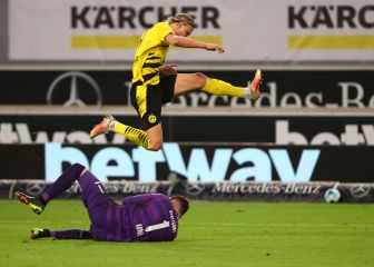 Ni Davies ni Coman, el mejor velocista de Alemania es Haaland