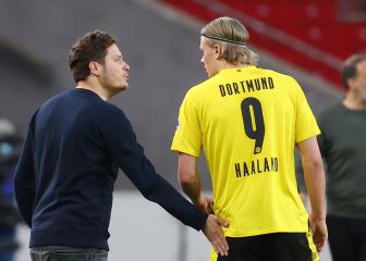 El técnico del Dortmund da pistas del futuro de Haaland