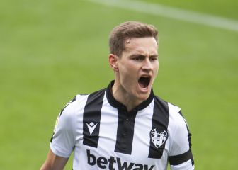 De Frutos es una mina: un tercio de los goles del Levante llevan su firma