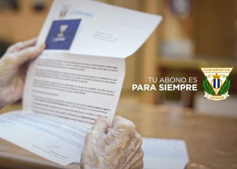 El Leganés lanza su 'carnet para siempre' con el tributo más emotivo