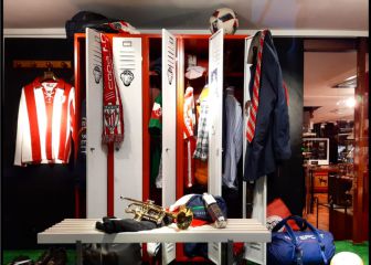 Vestuarios acristalados en Bilbao