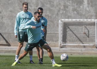 Borja Iglesias regresa y apunta
a la cita contra el Valencia