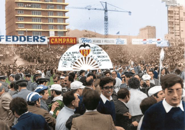 El Palmito de Aldaia, en Sarriá en 1971.