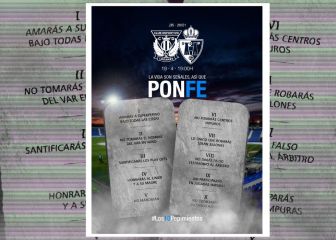 Diez mandamientos y una orden para el ascenso del Leganés: PonFe