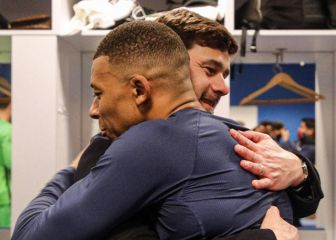 Pochettino 'abraza' a Mbappé