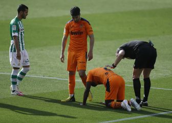 Correia se va con muletas; Soler y Racic sufren lesiones musculares