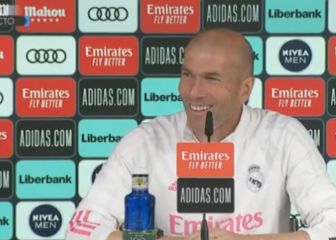 La cara de Zidane cuando le cuentan el 