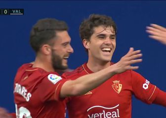 Osasuna sella la permanencia con la victoria ante el Valencia