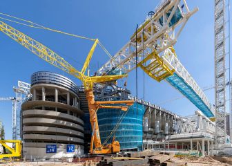 Nuevas imágenes: las obras del estadio Santiago Bernabéu avanzan a buen ritmo