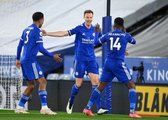 El Leicester gana y se reafirma en puestos de Champions