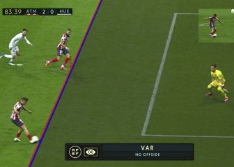 El VAR trazó mal la línea en el segundo gol del Atlético