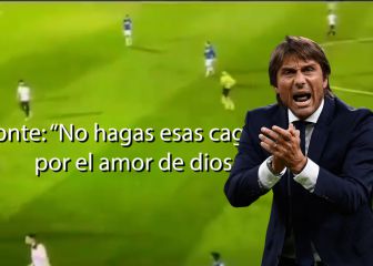 Una fama bien ganada: un micro caza el 'broncazo' de Conte con palabrotas a un peso pesado del Inter