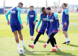 Dembélé y Neto se entrenan con el grupo y apuntan a Villarreal
