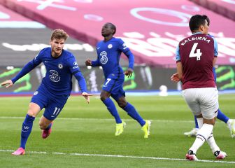 Werner le da la victoria al Chelsea antes de enfrentarse al Madrid