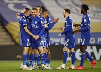 Remontada del Leicester para llevarse la victoria ante el Crystal