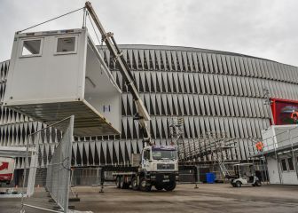 Desmontan la logística para la Eurocopa en San Mamés