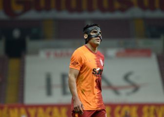 Falcao vuelve a jugar, 17 días después de su fractura facial