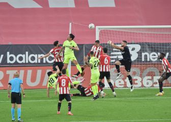 El Atleti recupera el peligro en los córners... y sufre de cabeza