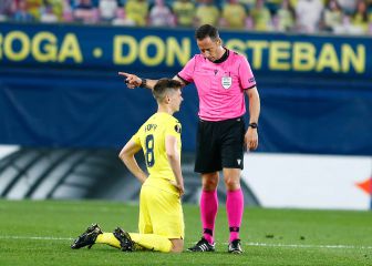 El Villarreal, enfadado con el penalti: 