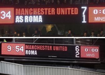 Segunda humillación de la Roma en Old Trafford