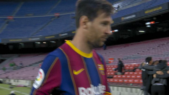 La escena de Messi al acabar el partido en la que se mimetiza todo hincha del Barça