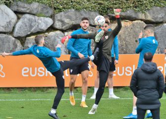 Los leones realizan un circuito sin Nico Williams antes del Sevilla