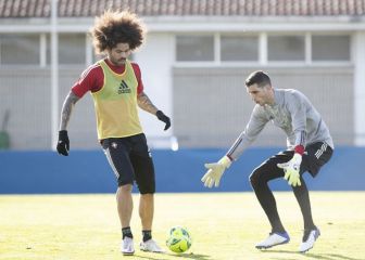 Herrera, pilar en Osasuna, se mide con Courtois
