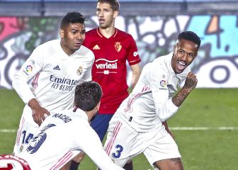 La victoria del Real Madrid sobre el Osasuna en imágenes