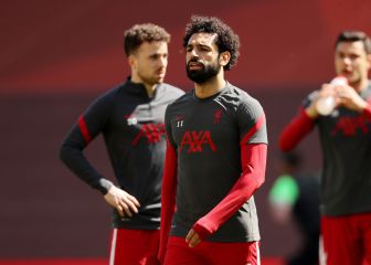 Salah, a oscuras en Anfield