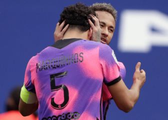 Neymar y Marquinhos dan oxígeno al PSG