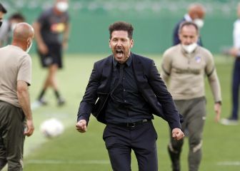 Simeone y la jugada del penalti: 