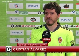 La explicación de Cristian Álvarez a su gol que tiene al zaragocismo con el vello de punta