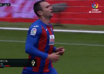 El hat-trick histórico de Kike García con el Eibar que supone dos hitos en LaLiga