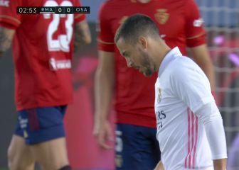 El mejor Hazard sigue sin dar con la tecla: sus tres ocasiones que en el Chelsea eran gol sí o sí