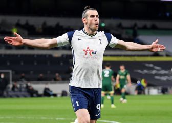 Exhibición de Bale: hat-trick y celebración de golf