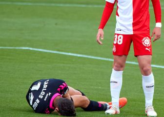 Carlos Ruiz vuelve lesionado de Girona