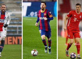 Messi, el mejor de Europa por delante de Neymar y Lewandowski