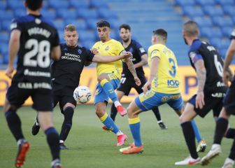 La Ponferradina vuelve de Las Palmas sin puntos y con tres tocados