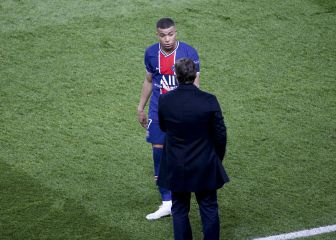 Mbappé, suplente ante el City