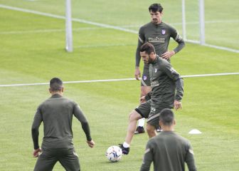 El Atlético vuelve al trabajo sin Giménez ni Lodi