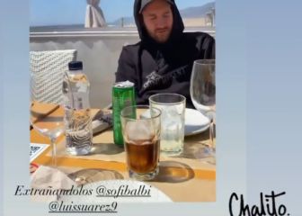 Mensaje de Suárez a Messi antes del Barça-Atlético