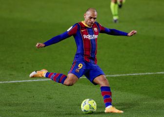 Braithwaite se entrena con el grupo y apunta ante el Atlético